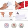 Runxizhou Einlegeboden Weiß 2er-Set - Längen 22.9cm Acryl Regal