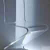 Design Objekte Stuhl Acryl Stuhl Modern in Z-Form stabil (1 St)